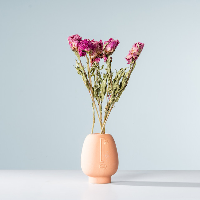 Trockenblumenbund Paeonie von Green Living in Pink für die Tischdekoration - Bild 1