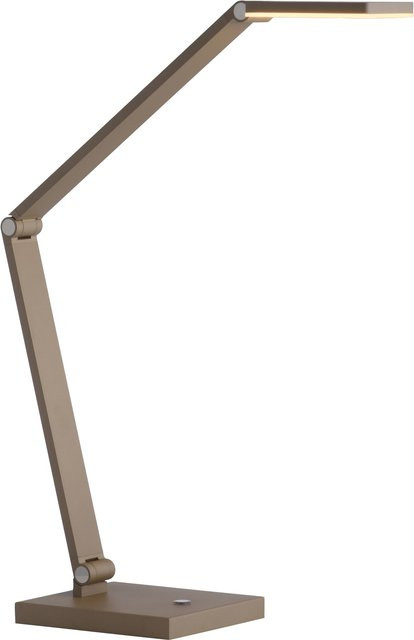 Paul Neuhaus Tischleuchte SAMSKY in Braun und Beige, dimmbare LED-Tischlampe mit Touch-Funktion, Höhe: 70,0 cm, Breite: 15,0 cm, Tiefe: 15,0 cm - Bild 1