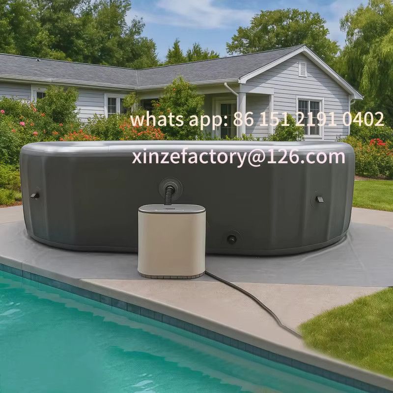 Anpassbarer aufblasbarer Whirlpool mit Wellenblasen in ovaler Form für deinen Spa-Genuss - Bild 3