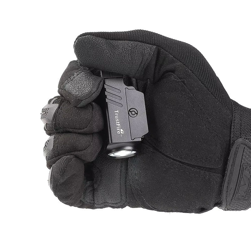 Trustfire GM23 Taktische LED-Taschenlampe in Schwarz mit 800 lm und USB-Schnellladefunktion für 20 mm Picatinny-Schienen - Bild 5