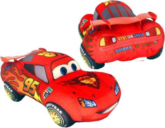 Disney Pixar Cars 3 Lightning McQueen Plüschtier, Rot, 17-25cm - Bild 1