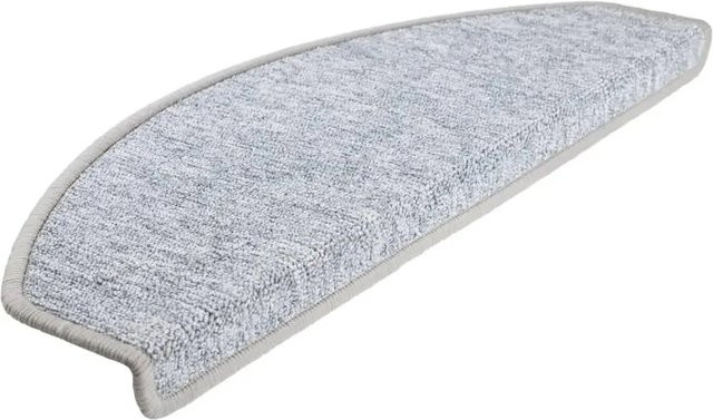 vidaXL Treppenmatten 15 Stück, Hellgrau, selbstklebend und rutschfest, B/T/H: 65 x 24 x 4 cm - Bild 1