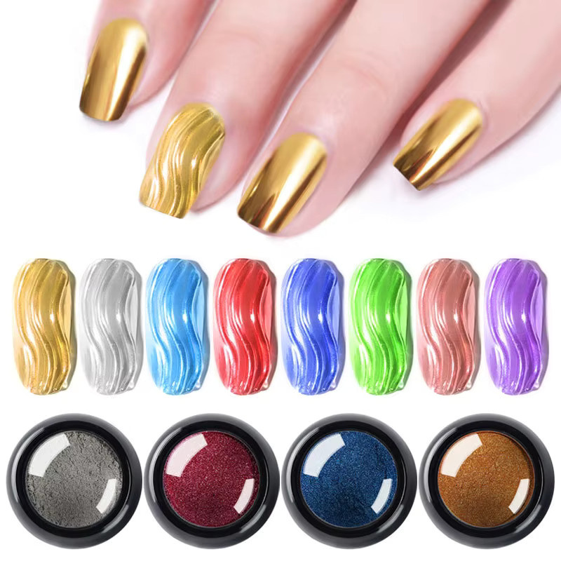 Magic Mirror Nail Art Glitzerpulver, Metallic-Effekt, 0,5 g - Bild 2
