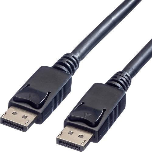 Value DisplayPort Anschlusskabel Schwarz, Länge: 5,00 m - Bild 1