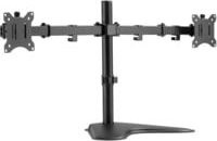 Digitus DA-90401 Dual Monitor Tischhalterung für 15 bis 32 Zoll, Mattschwarz, VESA 100x100 mm - Bild 1