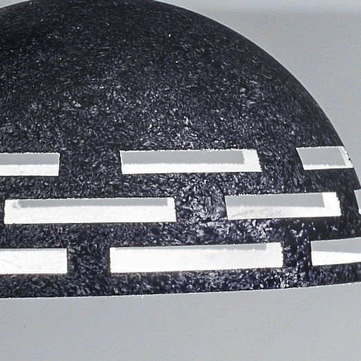Braga Greka LED Pendelleuchte aus Metall in Blattsilber und Schwarz mit warmweißem Licht (2700K) - Bild 1