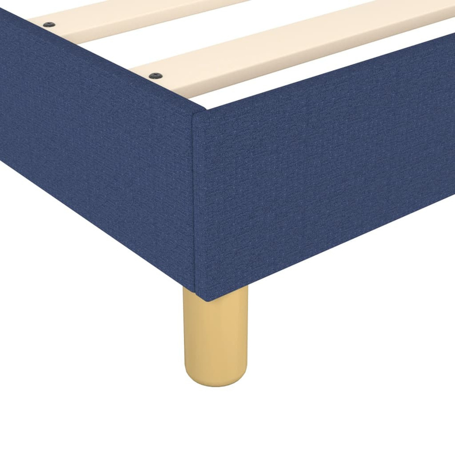 vidaXL Boxspringbett Blau mit Stoffbezug B/T/H: 180 x 200 x 25 cm - Bild 4