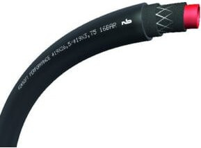 Tricoflex Gewebeschlauch AIRSOFT aus PVC in Schwarz, Länge: 50 m, Innendurchmesser: 13 mm - Bild 1
