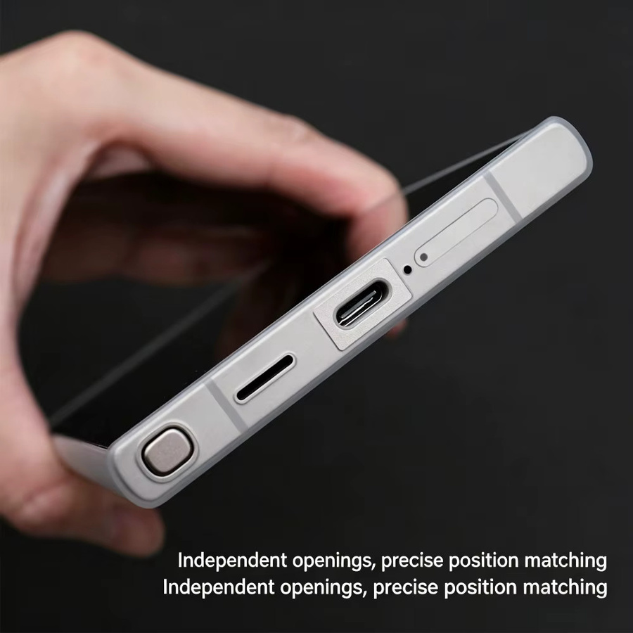 Transparente Slim Thin Skin Feel Schutzhülle für Samsung Galaxy S26 S25 S24 S23 S22 Plus Ultra mit Kameraschutz aus 0,6mm PP - Bild 1