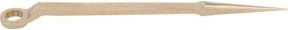 KS Tools BRONZEplus Montageringschlüssel aus Aluminium-Bronze, gekröpft, Farbe Gold, Ringgröße 42 mm - Bild 1