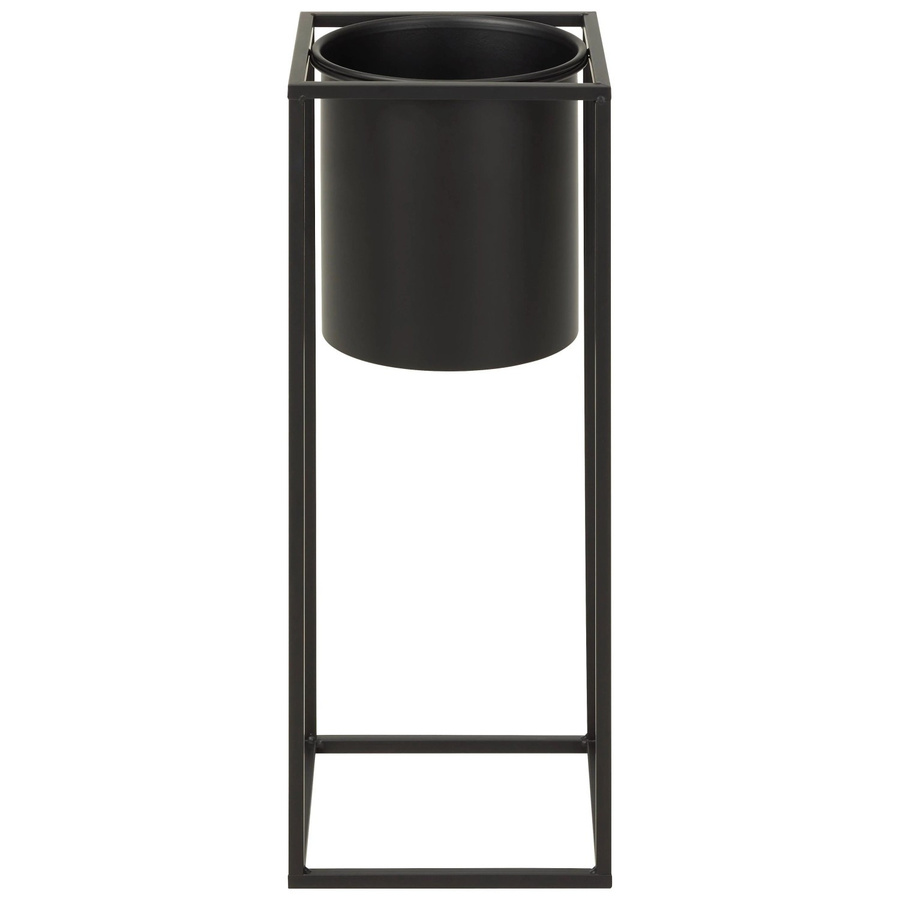 Mömax Übertopf Kiara aus Eisen in Schwarz, Durchmesser: 20,8 cm, Höhe: 55,5 cm - Bild 2