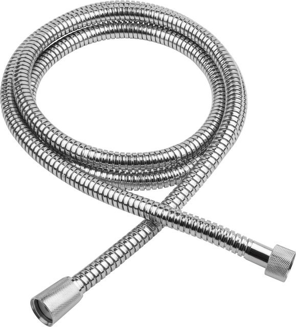 baliv Metall Sicherheitsbrauseschlauch BSL-200.60 für Handbrausen, verchromt, Silber, Länge: 200 cm - Bild 1
