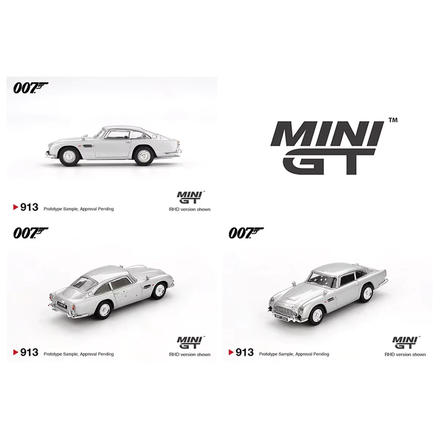 MiniGT Aston Martin DB5 007 Skyfall James Bond, Druckguss-Modellauto, 1:64 - Bild 2