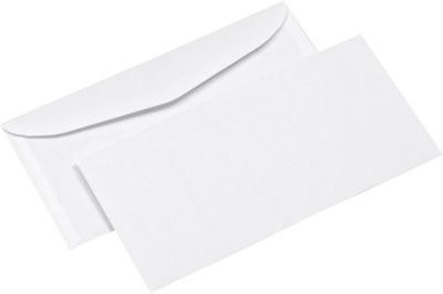 Eurokuvert Kuvertierumschläge DIN lang ohne Fenster, weiß, 1000 Stück, B: 11,4 cm, H: 22,9 cm - Bild 1