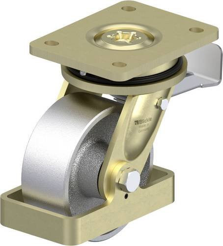Blickle Schwerlast-Lenkrolle LS-G 127G-ST-FS in Silber, Rad-Durchmesser: 125 mm, Tragfähigkeit: 750 kg - Bild 1