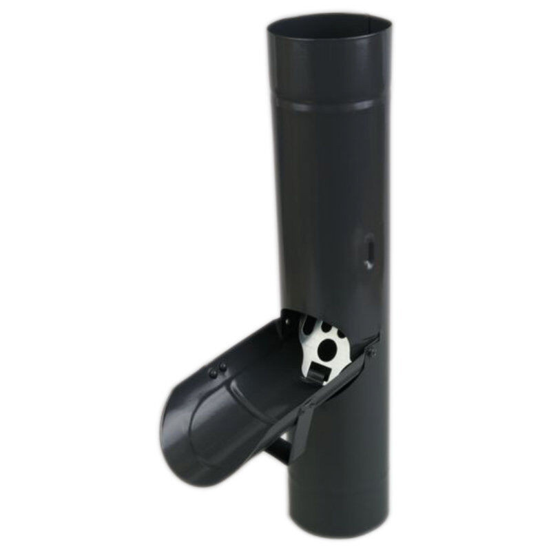 Regenwasserfänger für Fallrohr 150 mm für System 125 und 150 mm von Friedrich von Lien AG aus Stahl in Anthrazit und Braun - Bild 1