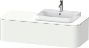 Duravit Waschtischunterschrank Happy D.2 Plus, Farbe Weiß matt, Wandhängend, B/T: 130 x 55 cm - Bild 1