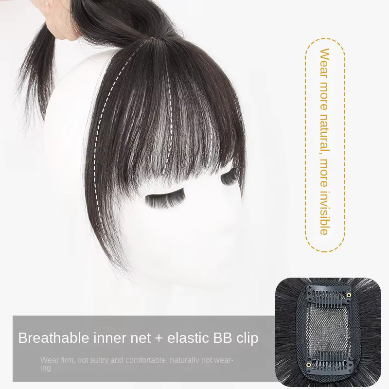 BitLamb 3D-Echthaar-Air-Pony-Haarteil für Damen, unsichtbar - Bild 2