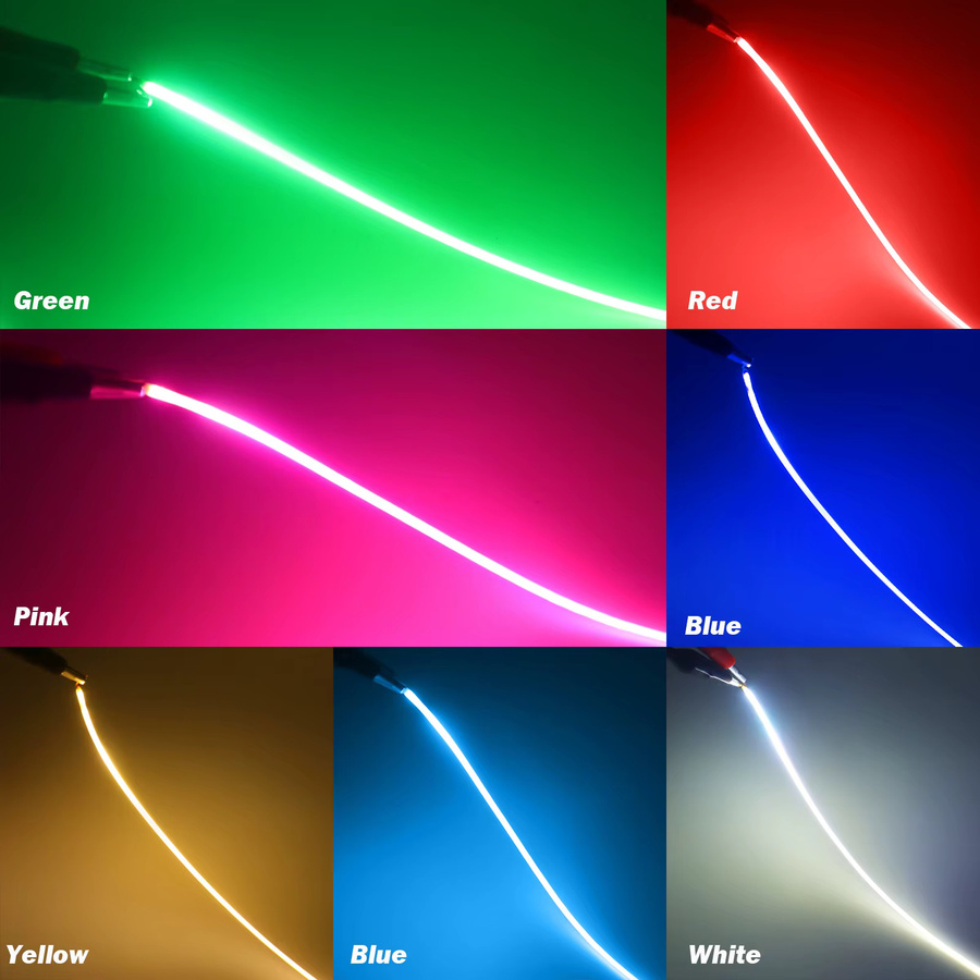 KISUFU COB LED Streifen RGB Multicolour für DIY Edison Glühbirnen, DC3V, zuschneidbar - Bild 2