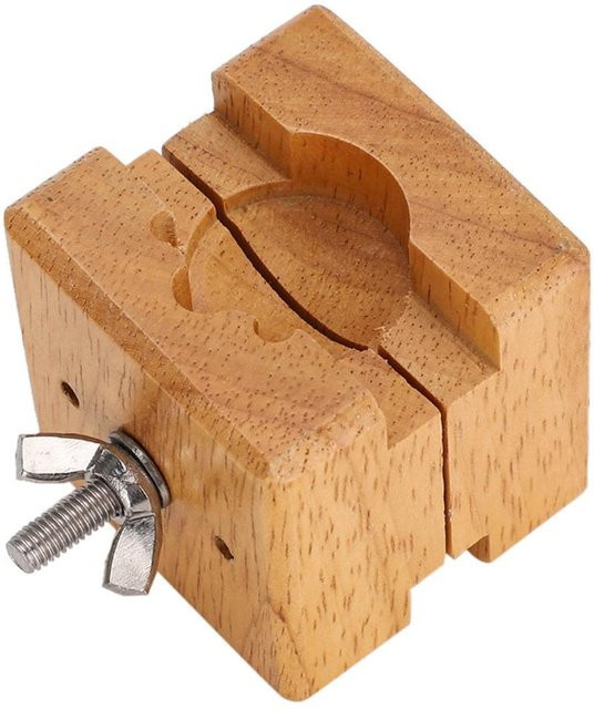 Uhrwerkhalter aus Holz, Klemme für Uhrengehäuse, brown - Bild 1