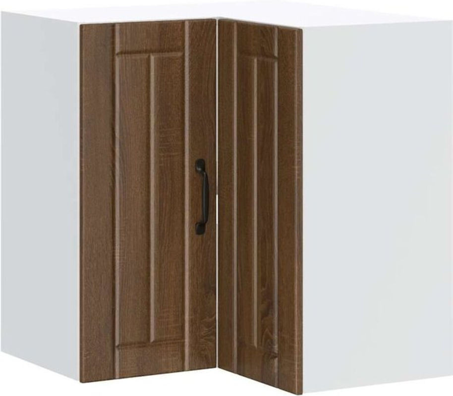 Küchen-Eckhängeschrank Lucca von vidaxl in Braun Eichen-Optik - Bild 1