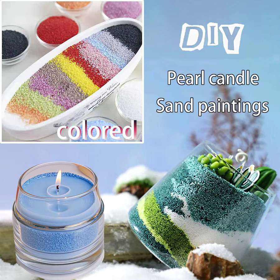 UDOCOOL Sandwachs Set mit 11 Farben für DIY Duftkerzen und Sandmalerei, 250 g - Bild 2