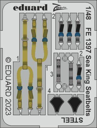 Airfix Sea King - Seatbelts STEEL - Bild 1