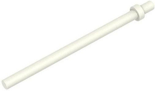 LEGO Baustein Langer runder Stab, Zubehör, 10-teiliges Set, weiß - Bild 1