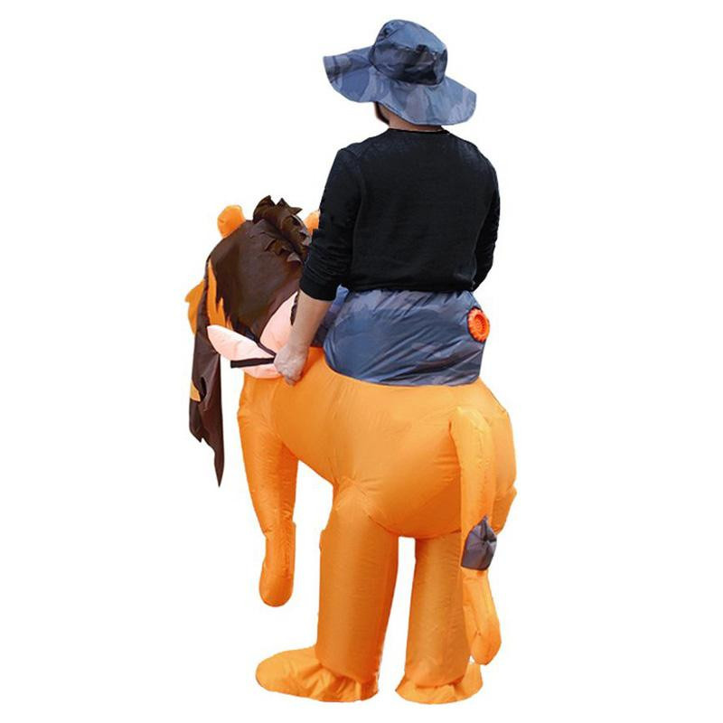 Bear and girl, Kostüm, Tiere, Plüsch / Textil, Orange, Braun, Schwarz - Bild 2