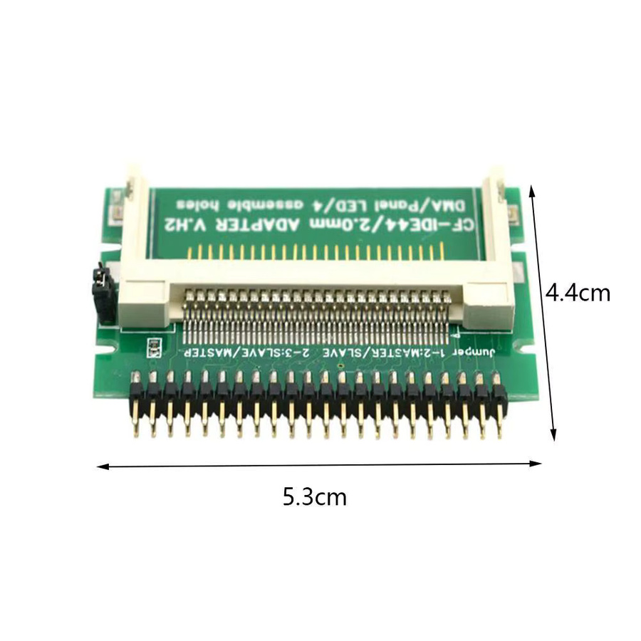 CF zu IDE Adapter für 2,5 Zoll Compact Flash Karten, 44 Pin Stecker, Farbe: Grün - Bild 5