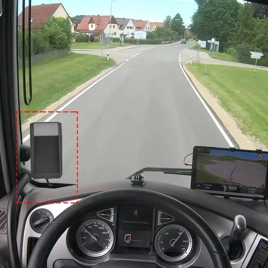 QXNY Backup Kamera mit Nachtsicht und AHD 1080P/720P für LKW, Bus und Sattelauflieger, Schwarz - Bild 5