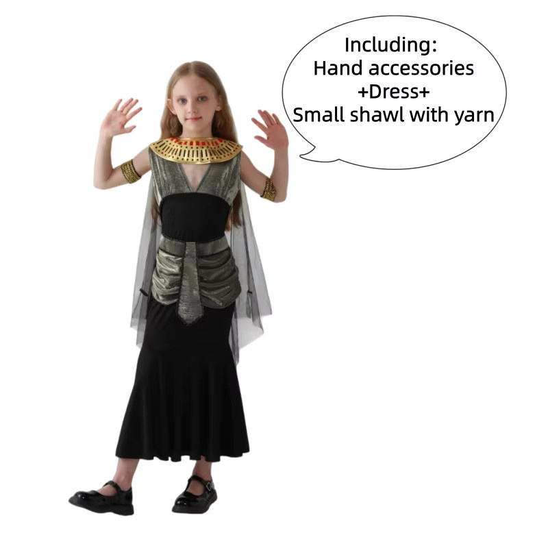 Yanhou Pharao COS-Kostüm, Schwarz, Textil - Bild 2