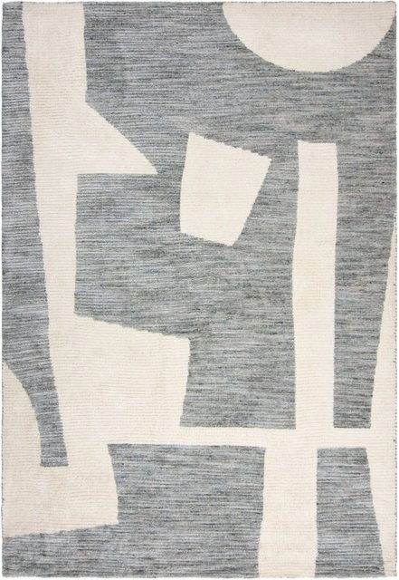 Flair Rugs Kurzflorteppich Rylan Wool Look Grau B/T: 200 x 300 cm - Bild 1