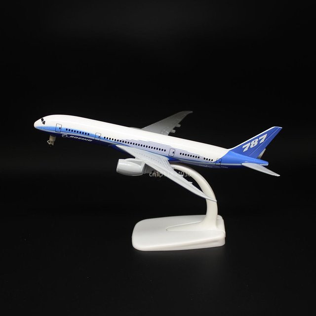 Linyi toy car Boeing 747 B747 787 777 737 Flugzeug, Druckgusslegierung, 1:400, ab 7 Jahren - Bild 1