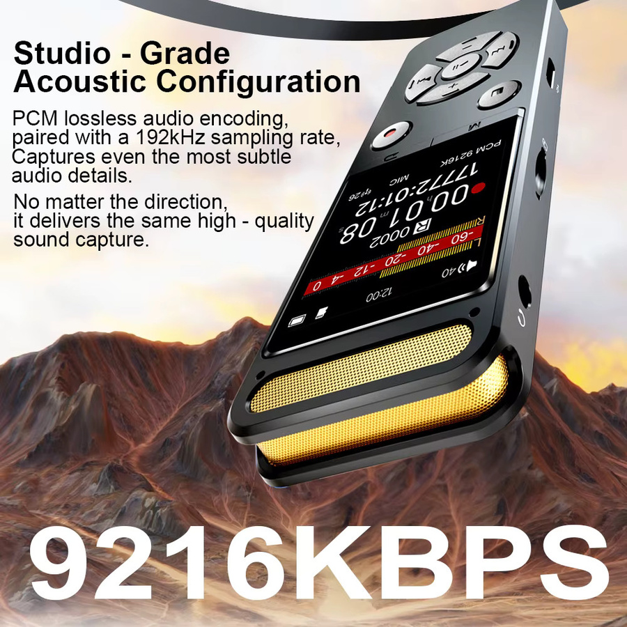 Famue Voice Recorder in Schwarz für Musikaufzeichnung und Klangbearbeitung in Studioqualität - Bild 3