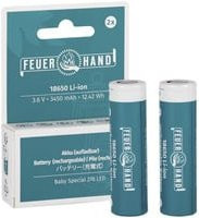 Feuerhand Li-Ion Akkus 18650, 3.450mAh, 2er Set, Blau - Bild 1