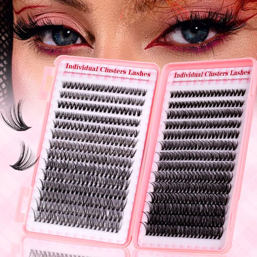 ISEEN Wispy Wimpernbüschel Einzelwimpern, Unisex - Bild 2