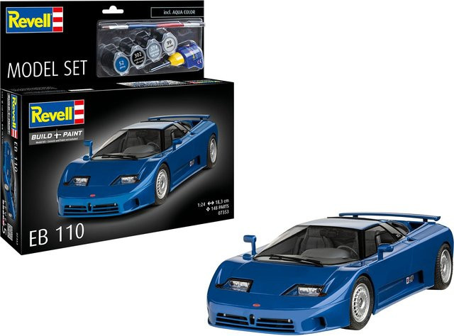 Revell Bugatti EB110, Modellset, 1:24, ab 13 Jahren - Bild 2