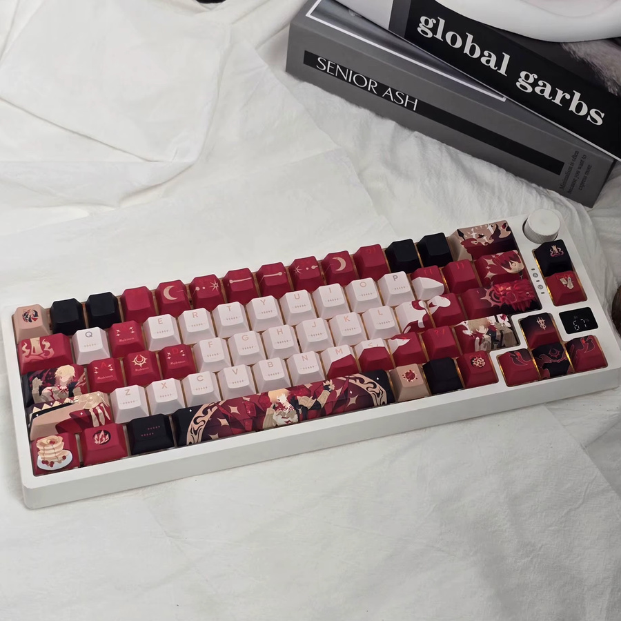 Mydei Honkai Star Rail Anime Tastenkappen Set aus PBT Dye-Sub für Cherry MX Switches, 120 Stück, Mehrfarbig - Bild 6