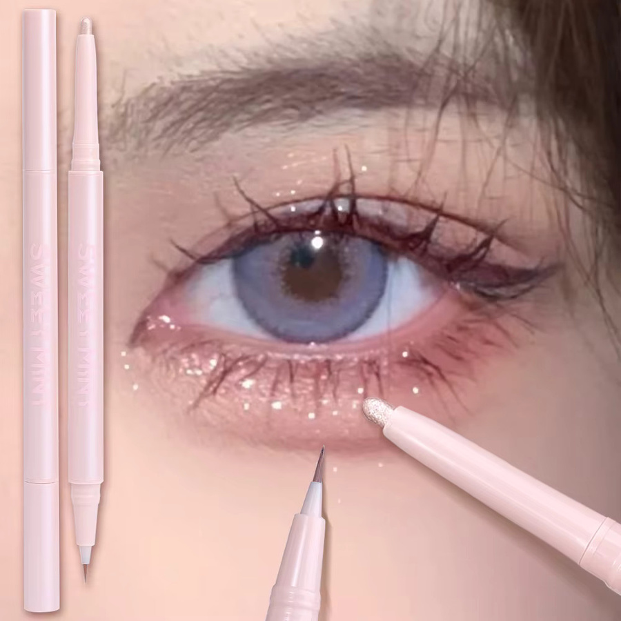 Seidenraupenstift Highlighter Make-up-Stift, Schimmernd, #01 - Bild 2