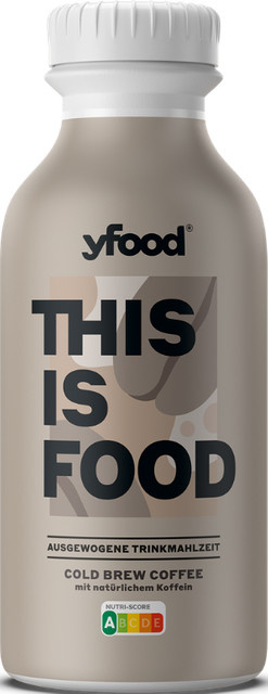 yfood Cold Brew Coffee, Trinkmahlzeit, 0,5 l - Bild 1