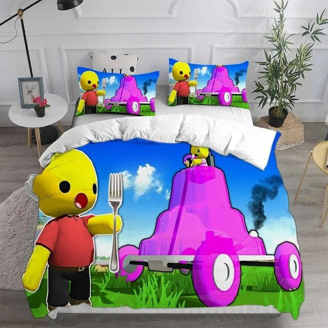 Bettwäsche Set Wobbly Life 3D Design mit Bettbezug und Kissenbezug, Mehrfarbig, B/H: 140 x 210 cm - Bild 1
