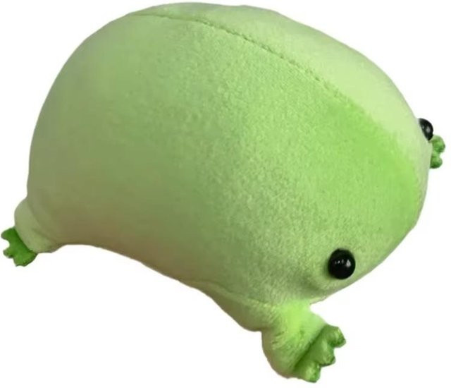 PRELEXT Frosch Plüschtier, Schlüsselanhänger, Grün, ab 14 Jahren - Bild 1