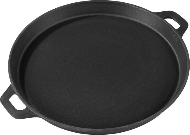 GRILLMEISTER Gusseisen-Grillplatte in Schwarz für Gas und Holzkohle - Bild 1