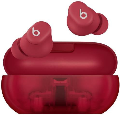 Beats Solo Buds In-Ear Headset Bluetooth Stereo in Transparent Red mit Ladecase - Bild 1