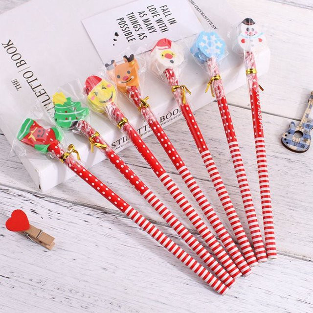 Ataozhekou Holz Bleistift Set mit abnehmbarem Radiergummi in Mehrfarben, HB Graphit, ideal für Schule und Kindergarten - Bild 1