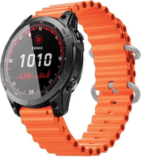 yunfook Smartwatch Armband, Silikon, Edelstahl, Unisex - Bild 1