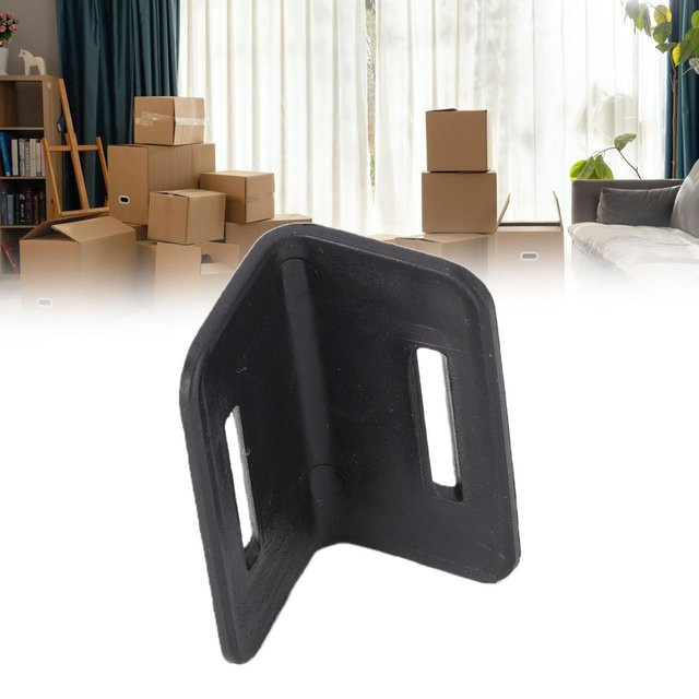 200 Stück Igeteck Kantenkantenschutz L-Form aus Kunststoff in Schwarz, Maße: 45 x 25 mm - Bild 1