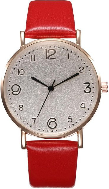 Zorioneko Armbanduhr Analoguhr, Quarz, Roségold, Leder, 36,5 mm, Damen - Bild 1