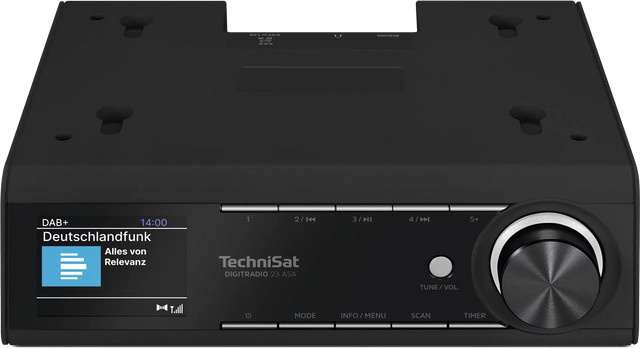 TechniSat DIGITRADIO 23 ASA DAB+ und UKW Unterbauradio in Schwarz - Bild 1